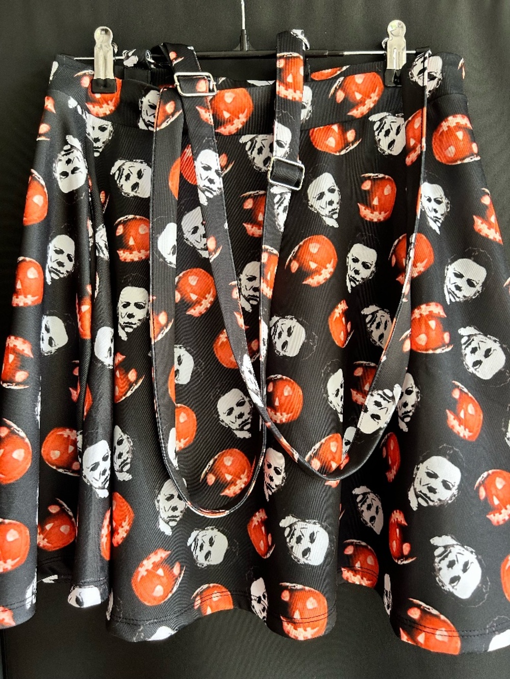 Halloween Michael Myers suspender skirt